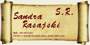 Sandra Rašajski vizit kartica